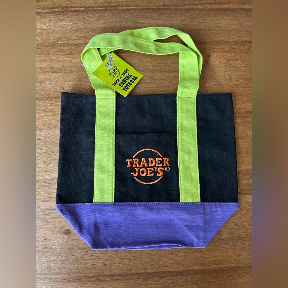 NWT Trader Joe’s Halloween Mini Tote Bag [Multicolor]